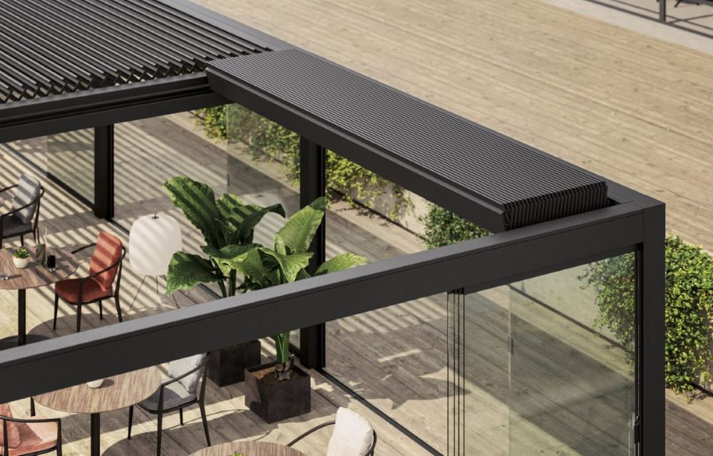 Pergola a lamelle orientabili pratic